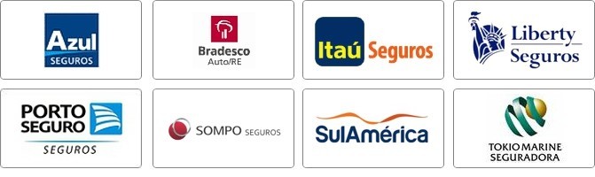 Azul, icatu, itau seguros, ituran, liberty, porto seguro, suhai, sul america, tokio marine